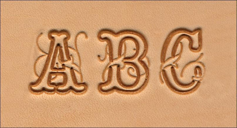 Craftool® Sheridan Flourish Alphabet Stamp Set