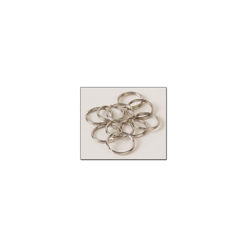 Anneaux fendus sans nickel Lot de 10