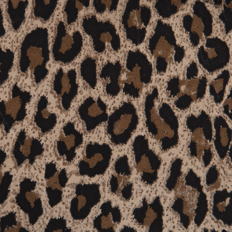 Nubuk Estampado Leopardo Vacquero Corte Artesanal