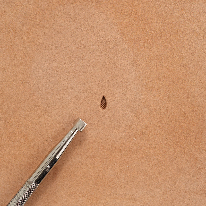 Craftool® Checked Teardrop Background Stamp