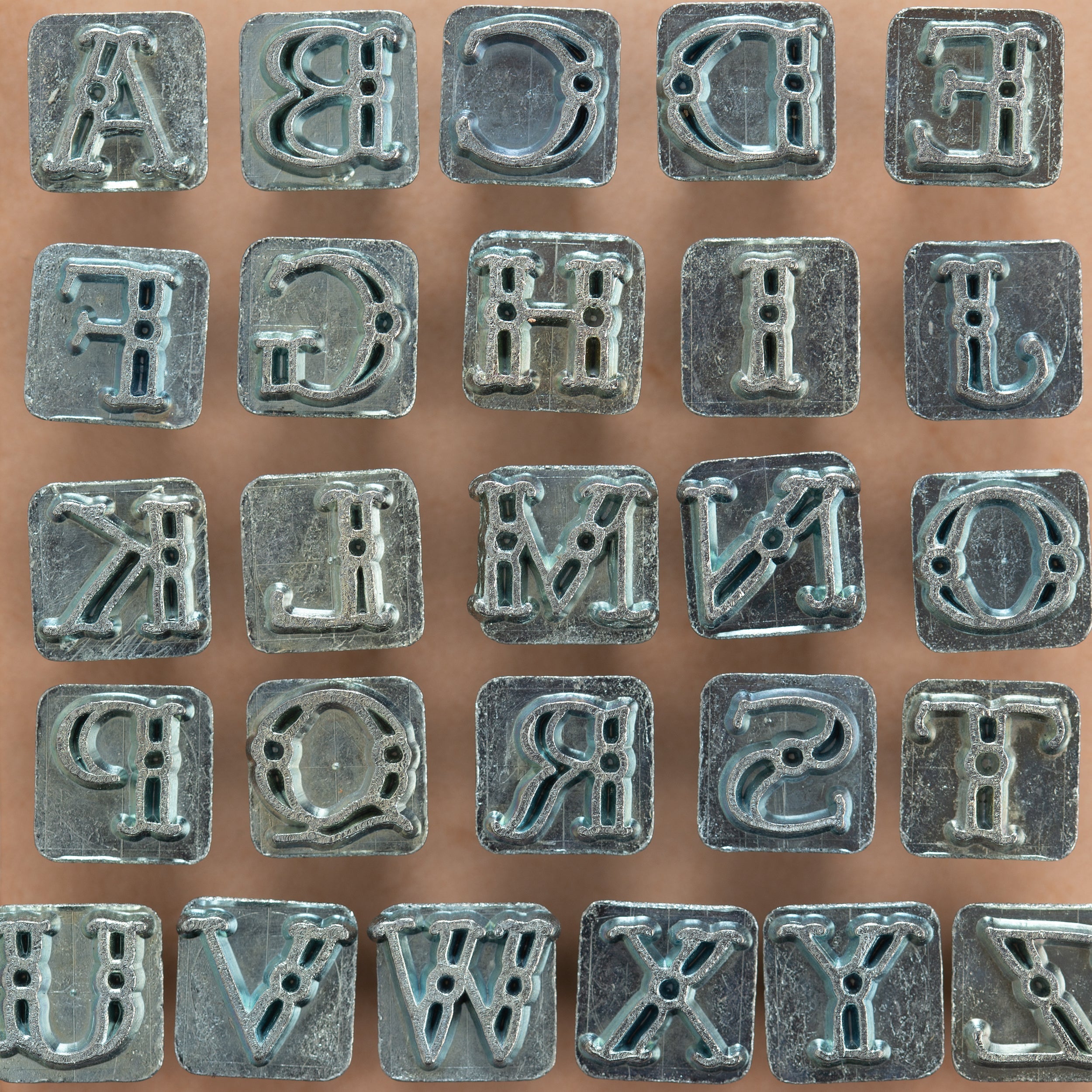 Craftool® Mini Fancy Sheridan Alphabet | Tandy Leather — Tandy