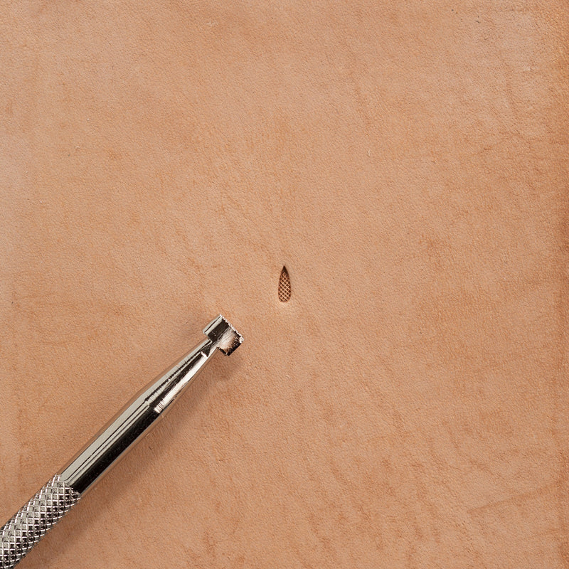 Craftool® Checked Teardrop Background Stamp