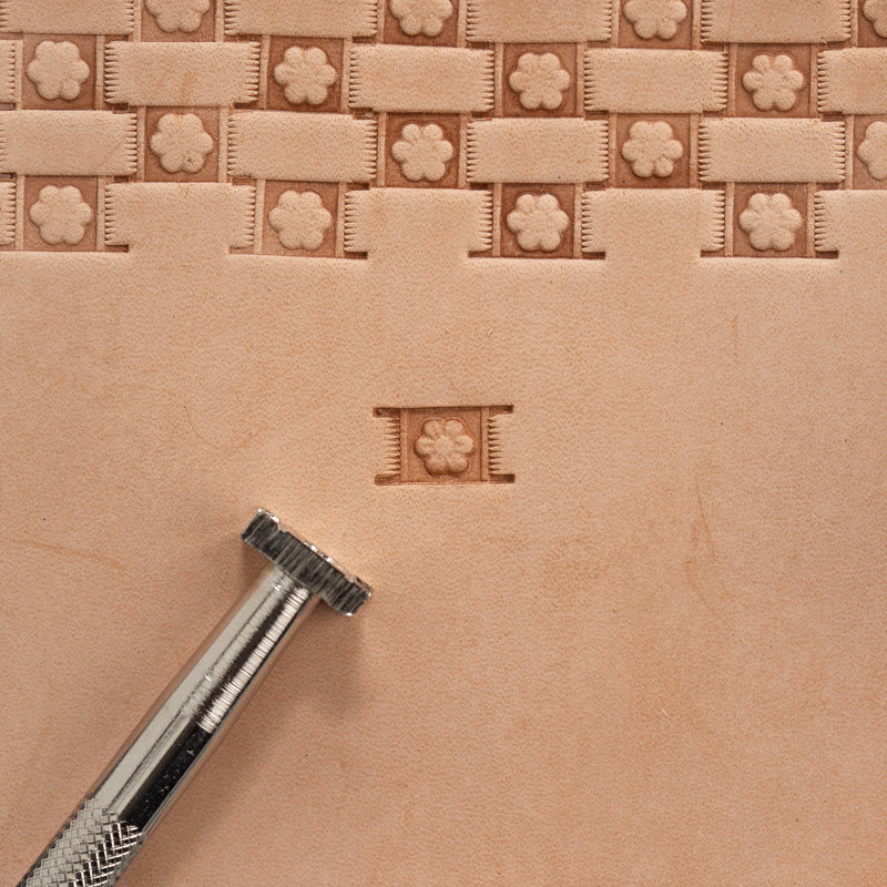 Craftool® Shape Center Basketweave Stamp