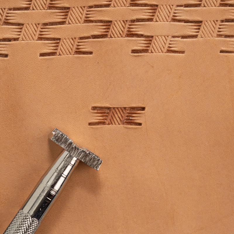 Craftool® Slanted Basketweave Stamp