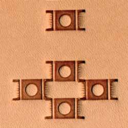 Craftool® Shape Center Basketweave Stamp