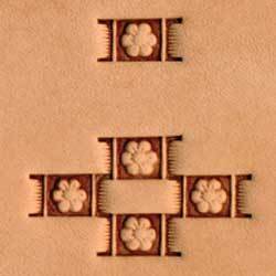 Craftool® Shape Center Basketweave Stamp