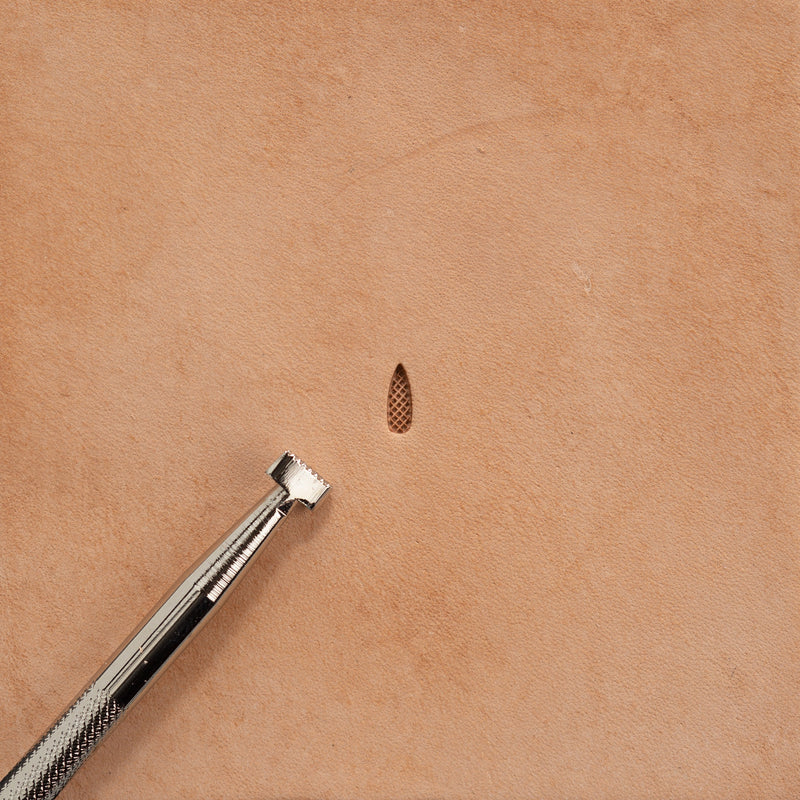 Craftool® Checked Teardrop Background Stamp