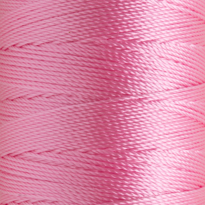 Realistic String Spool Thread Element In Pink And Brown Color