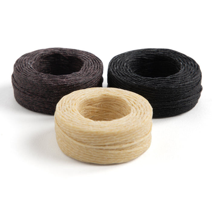 Lineco Waxed Linen Thread - Set of 3 Spools, Neutrals