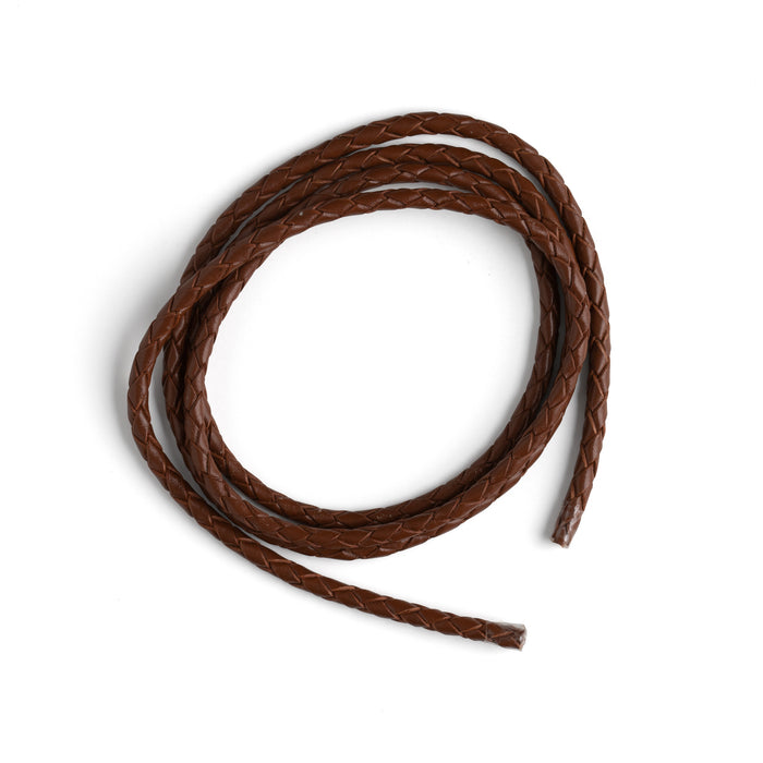 3mm Dark Brown, Braided Bolo Cord, Leather, #M-1632-DKBRO – Weaver Leather  Supply