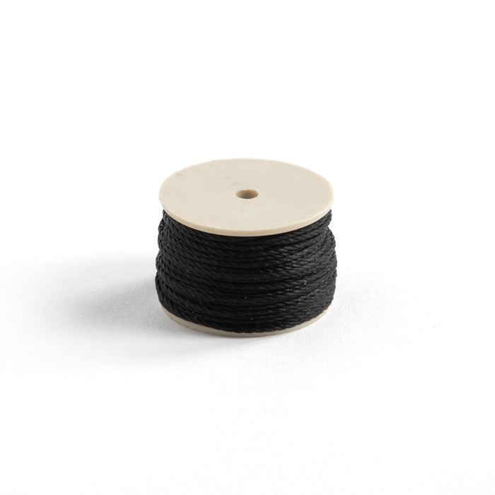 Waxed Linen Black Thread 25 yard Spool 11207-01 by Tandy Leather -  Stecksstore