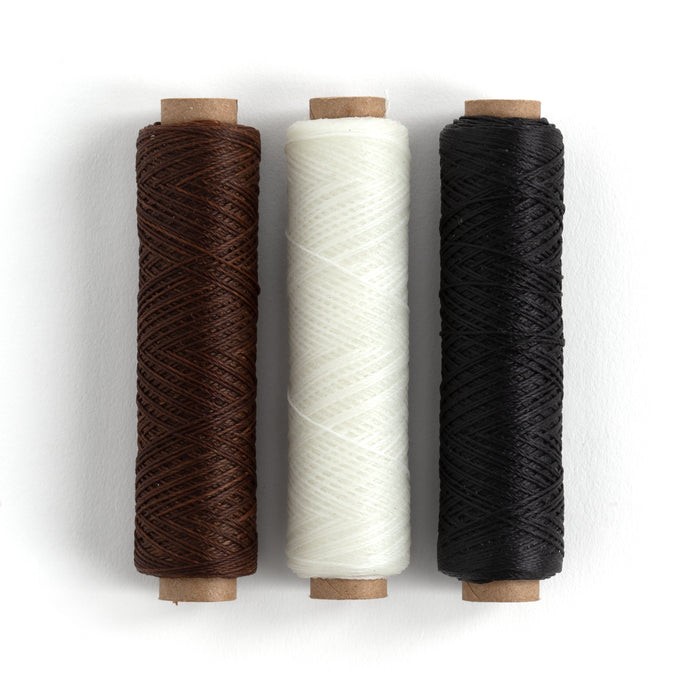 Levylisa 0.8 Mm Flat Waxed Polyester Cord Thread - 30 M Leather Sewing  Waxed Thread - Waxed Polyster Flat Thread Shoemaker - Leather Hand - 0.8 Mm  Flat Waxed Polyester Cord Thread 