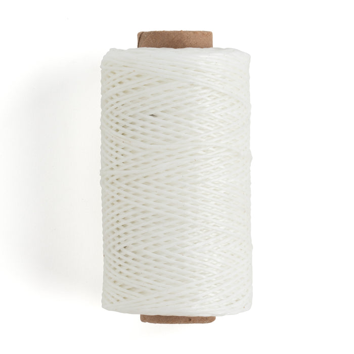 Waxed Linen Thread- White — Two Hands Paperie