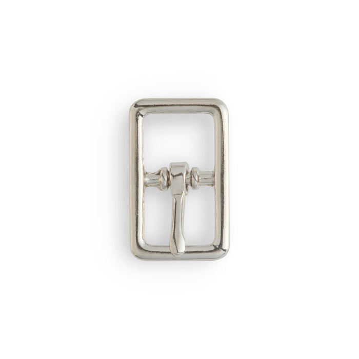 Belt Buckle with Center Bar - Silver