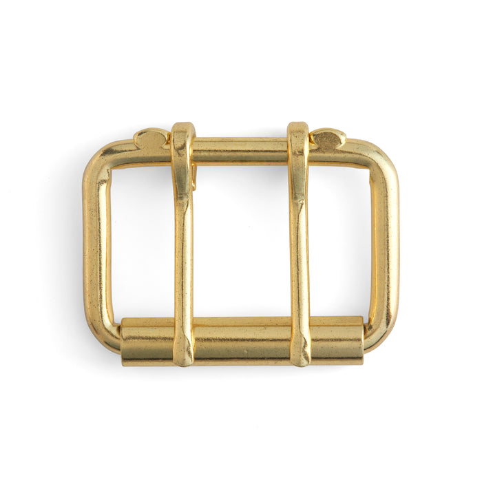Heavy Duty Single Prong Brass Roller Buckle (Pack of 2) - Trimming Shop
