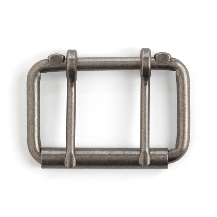 1 1/2 Roller Buckle Double Stitch Belt - AndWest