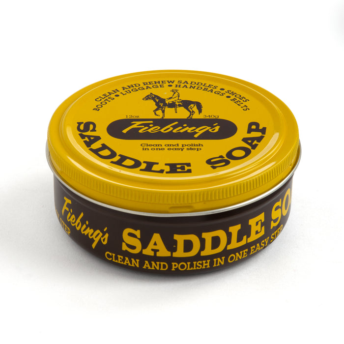 Fiebing's Saddle Soap 12oz / White and Yellow - Kentucky Leather