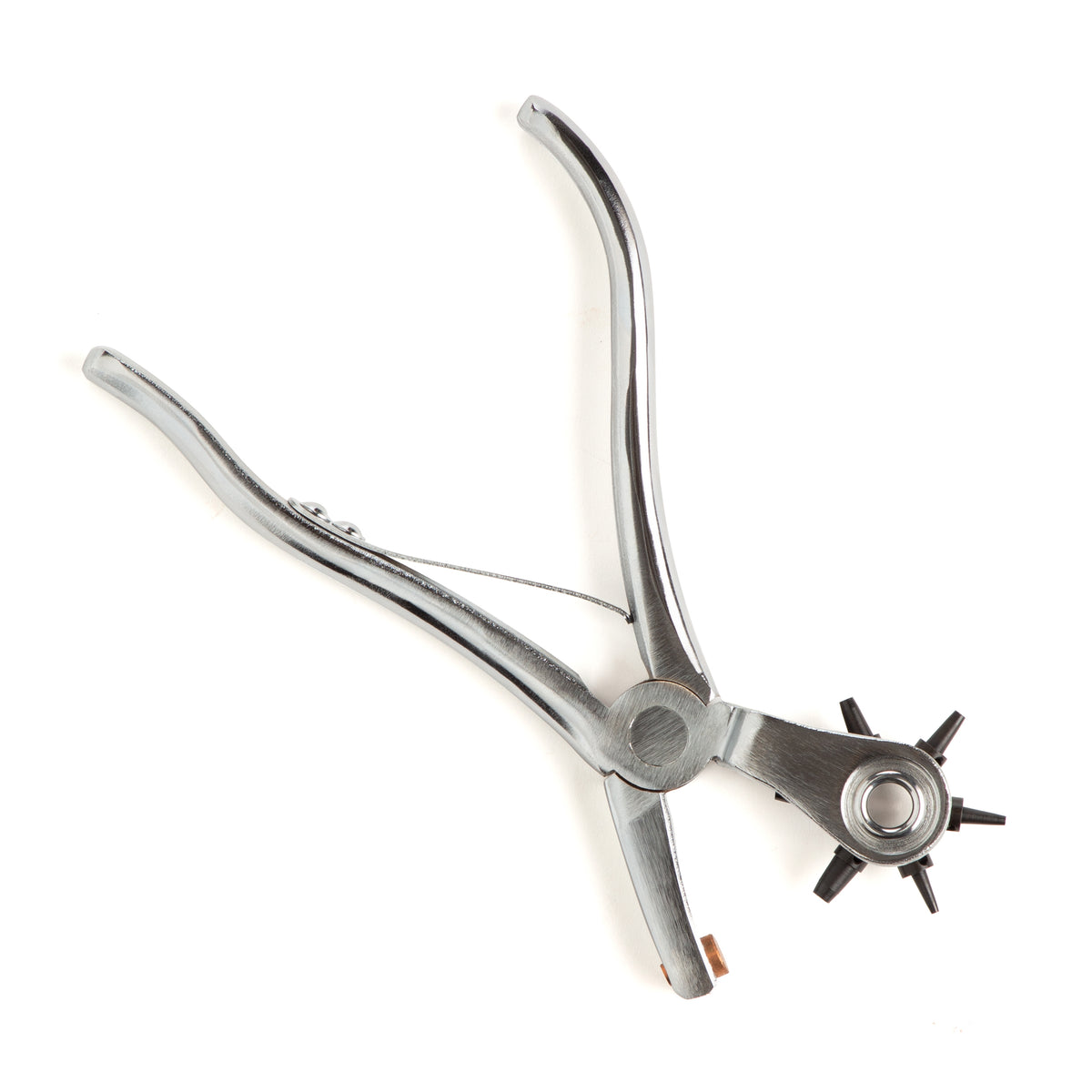 Leather Hole Punch Pliers 9 with Multi-size Rotating Wheel for