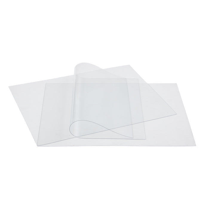 Paquete de 3 hojas de plástico transparente