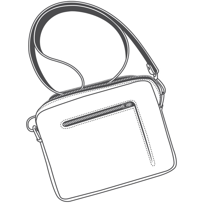 TandyPro® Madison Crossbody Bag Template