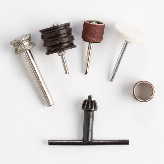 Craftool Burnishing Machine Accessory Pack from Tandy Leather