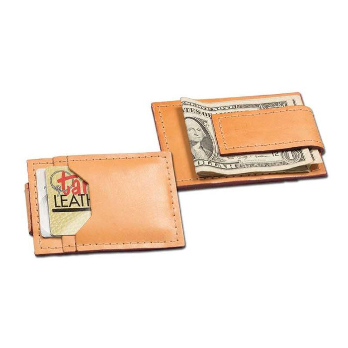  Men's 3D Genuine Leather Wallet, Money clip, Hand