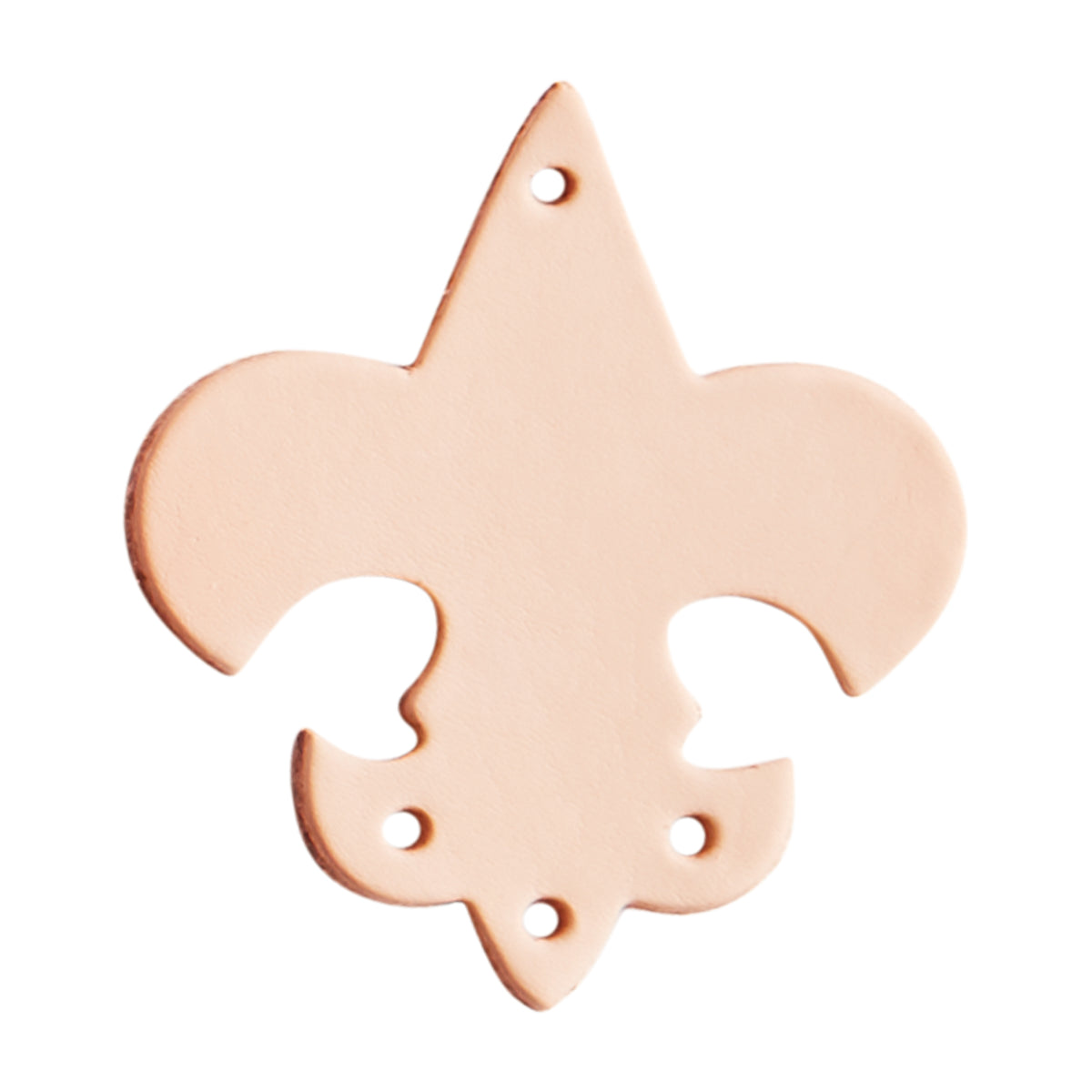 Fleur De Lis - Leather Die Cut Shapes 4X4 - Bar C Saddlery