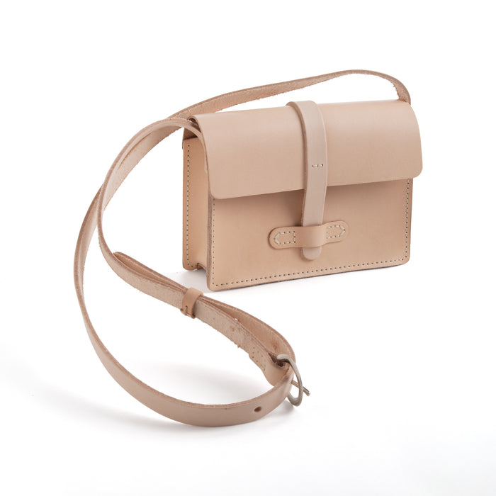 Senreve Aria belt bag Pebbled LEATHER Sand handbag crossbody