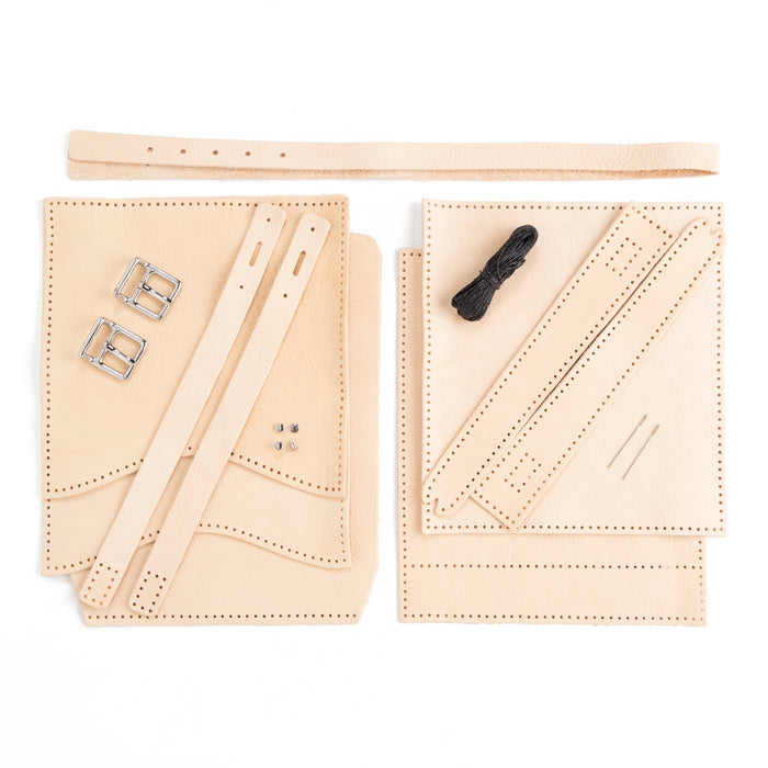 Tandy Leather Vertical Messenger Bag Kit Do it yours Beginner level
