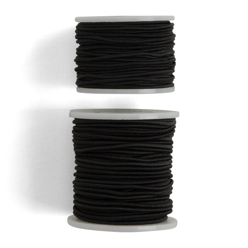 Elastic Cord Black 1/16 x 20 yd. (1.5 mm x 18 M) from Tandy Leather