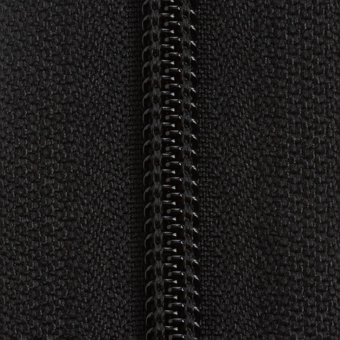 Tandy Leather #5 Nylon Zipper Chain Black Cloth 6/ft 58055-101
