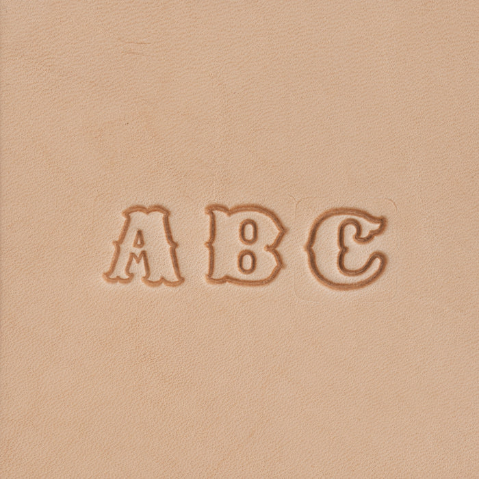 Complete Alphabet Letter Stamp Set with 1/2 Stamps | Stamp Handle Included