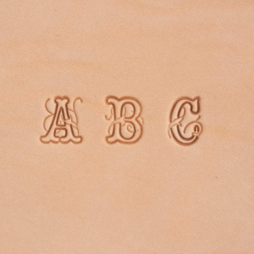 Alphabet Leather Craft Stamp Tool Sets - 3/8 - 1/2 - 3/4