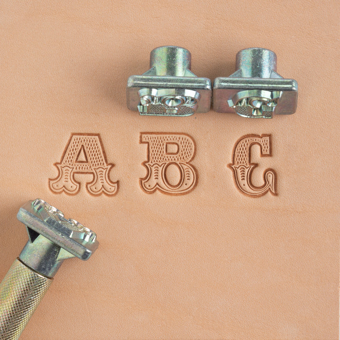 Standard Alphabet Letter Stamp Set – 26-Piece Leather Stamps, Ideal Leather  Letter Stamp Kit for Leathercraft – 19mm (3/4)