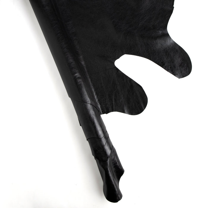 Soufflé lateral italiano de diseño negro