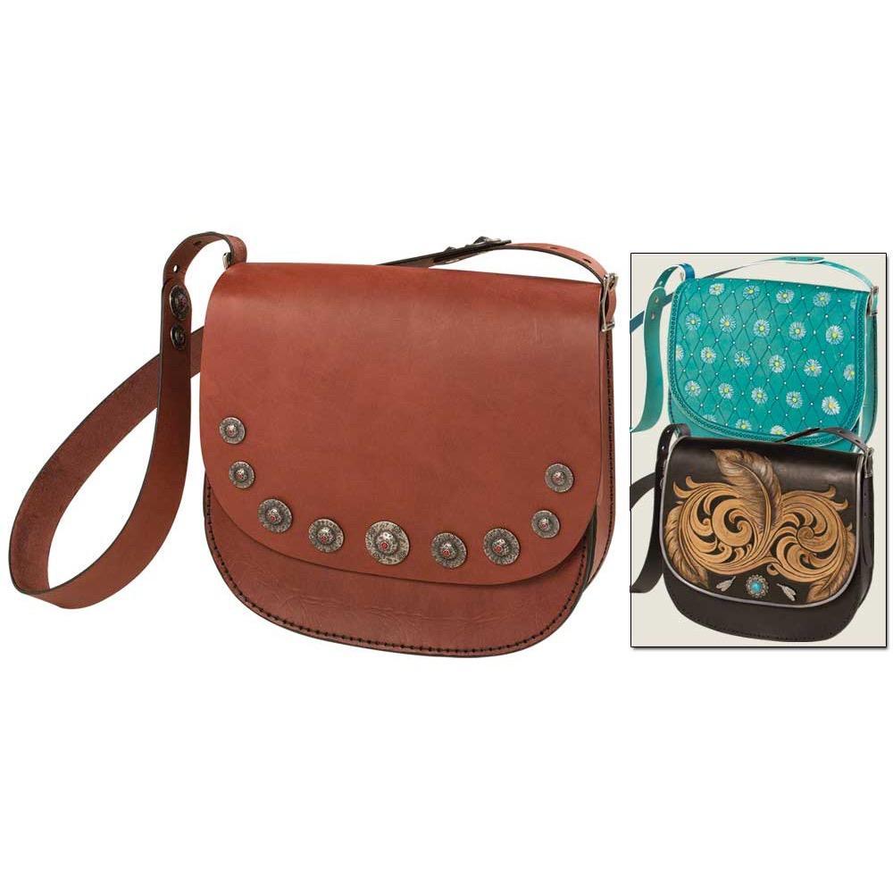 Amazon.com: Tandy Leather Messenger Bag Kit-Vertical 44425-00 : Arts,  Crafts & Sewing