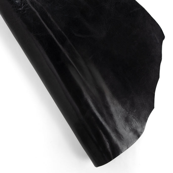 Veg-Tan Water Buffalo Side Black from Tandy Leather