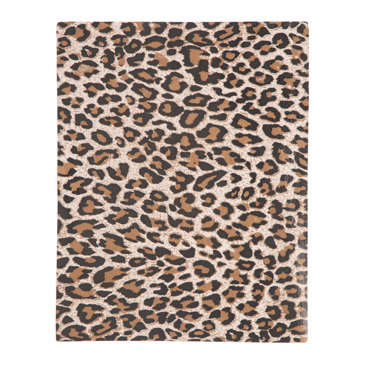 Leopard Print Nubuck Cow Leather 3oz