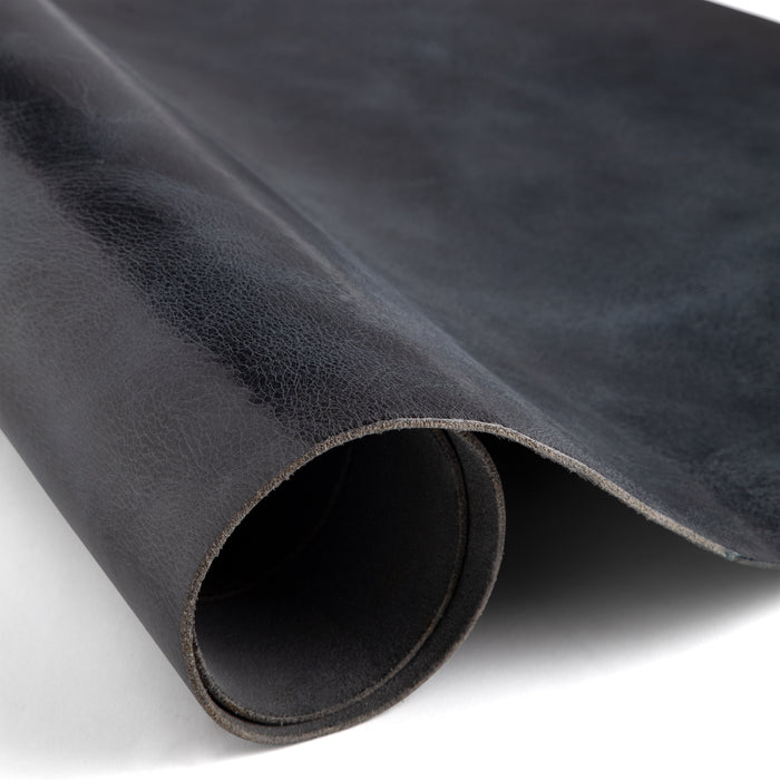 Veg-Tan Water Buffalo Side Black from Tandy Leather
